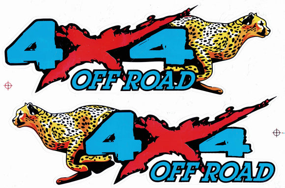 Leopard 4x4 sticker motorcycle scooter skateboard car tuning model building self-adhesive 142