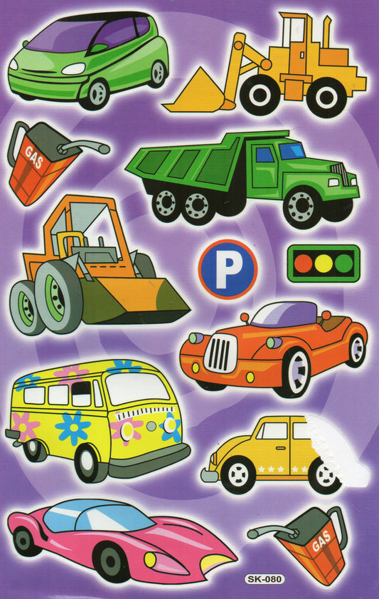 Sports car car sticker sticker for children craft kindergarten birthday 1 sheet 152
