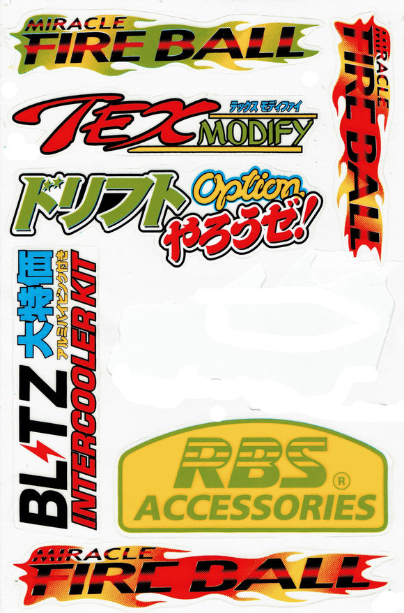 Sponsor Sponsoren Logo Aufkleber Motorrad Roller Skateboard Auto Tuning selbstklebend 176