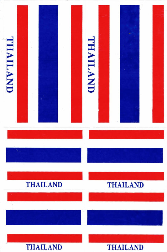Flag: Thailand sticker motorcycle scooter skateboard car tuning self-adhesive 187