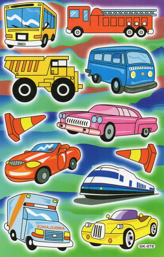 Sports car car sticker sticker for children craft kindergarten birthday 1 sheet 191