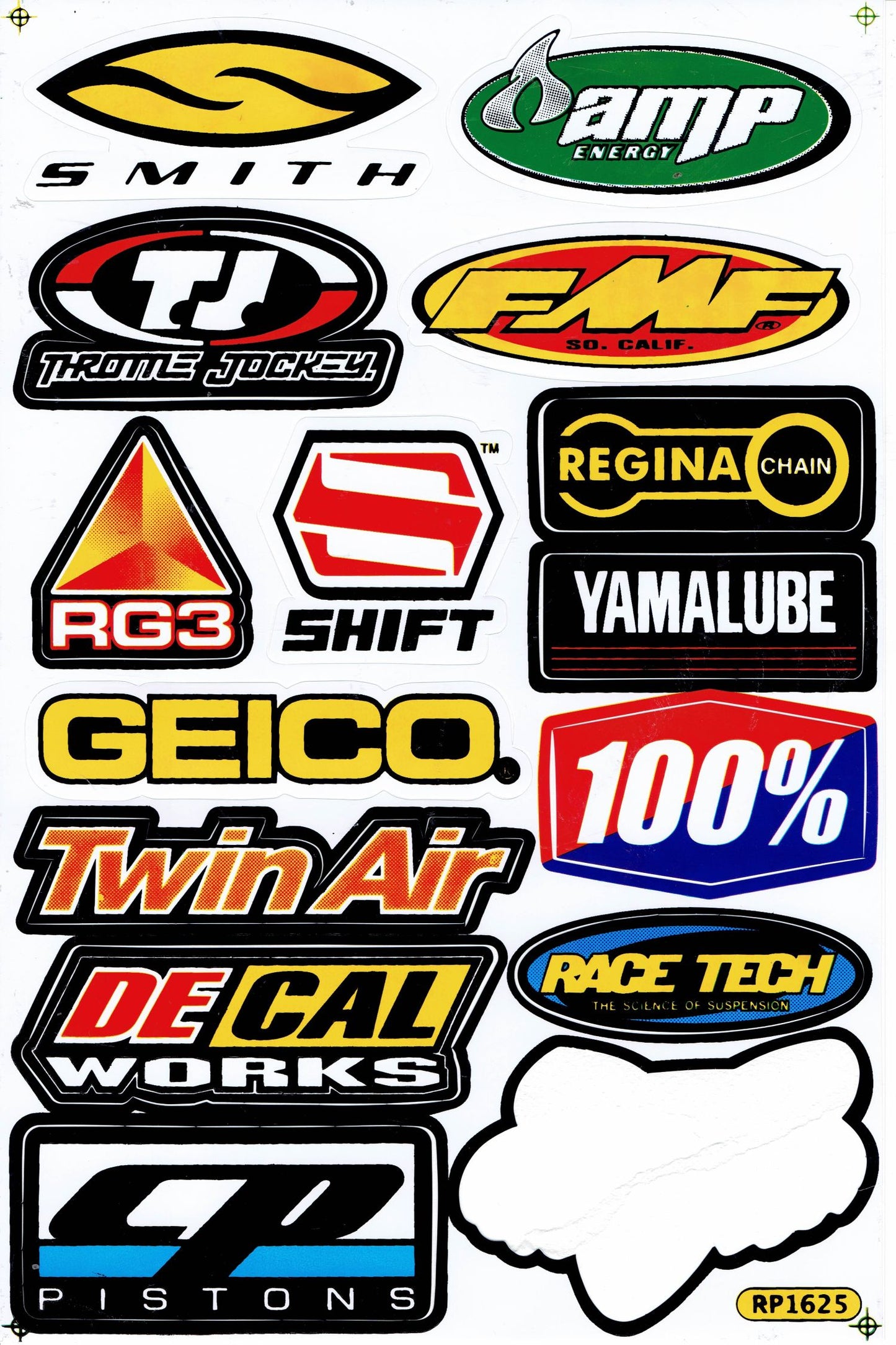 Sponsor Sponsoren Logo Aufkleber Sticker Motorrad Roller Skateboard Auto Tuning selbstklebend 191