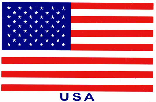 Flag: USA United States of America Sticker Motorcycle Scooter Skateboard Car Tuning Self-Adhesive 192