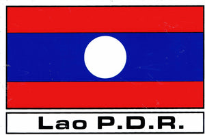 Flagge: laos Aufkleber Sticker Motorrad Roller Skateboard Auto Tuning selbstklebend 194