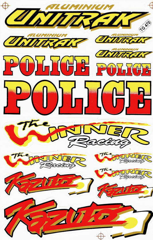 Sponsor Sponsoren Logo Aufkleber Sticker Motorrad Roller Skateboard Auto Tuning selbstklebend 198