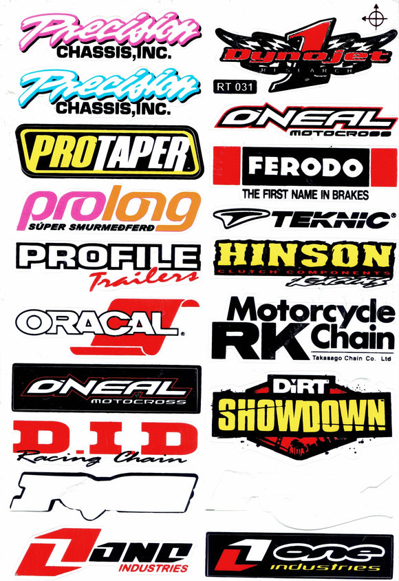Sponsor Sponsoren Logo Aufkleber Sticker Motorrad Roller Skateboard Au –