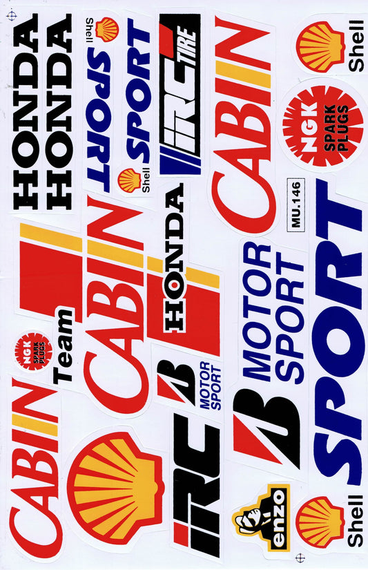 Sponsor Sponsoren Logo Aufkleber Sticker Motorrad Roller Skateboard Auto Tuning Modellbau selbstklebend 267