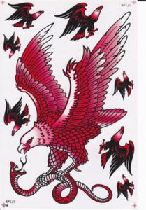 Eagle head swinging wings sticker motorcycle scooter skateboard car tuning model building self-adhesive 275