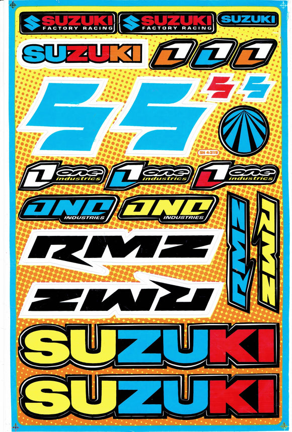 Sponsor Sponsoren Logo Aufkleber Sticker Motorrad Roller Skateboard Auto Tuning Modellbau selbstklebend 307