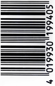 Barcode black sticker motorcycle scooter skateboard car tuning model building self-adhesive 307