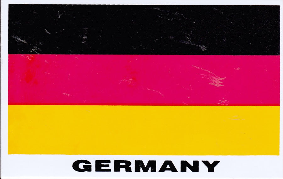 Flagge: Deutschland Aufkleber Sticker Motorrad Roller Skateboard Auto Tuning selbstklebend 310