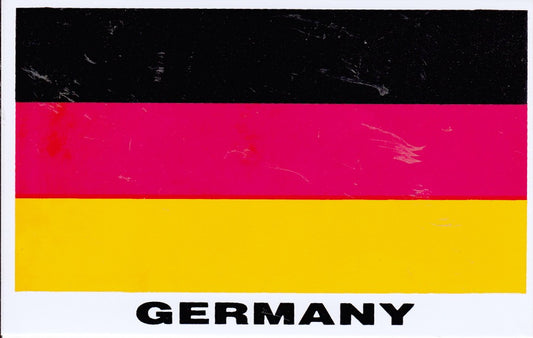 Flag: Germany sticker motorcycle scooter skateboard car tuning self-adhesive 310