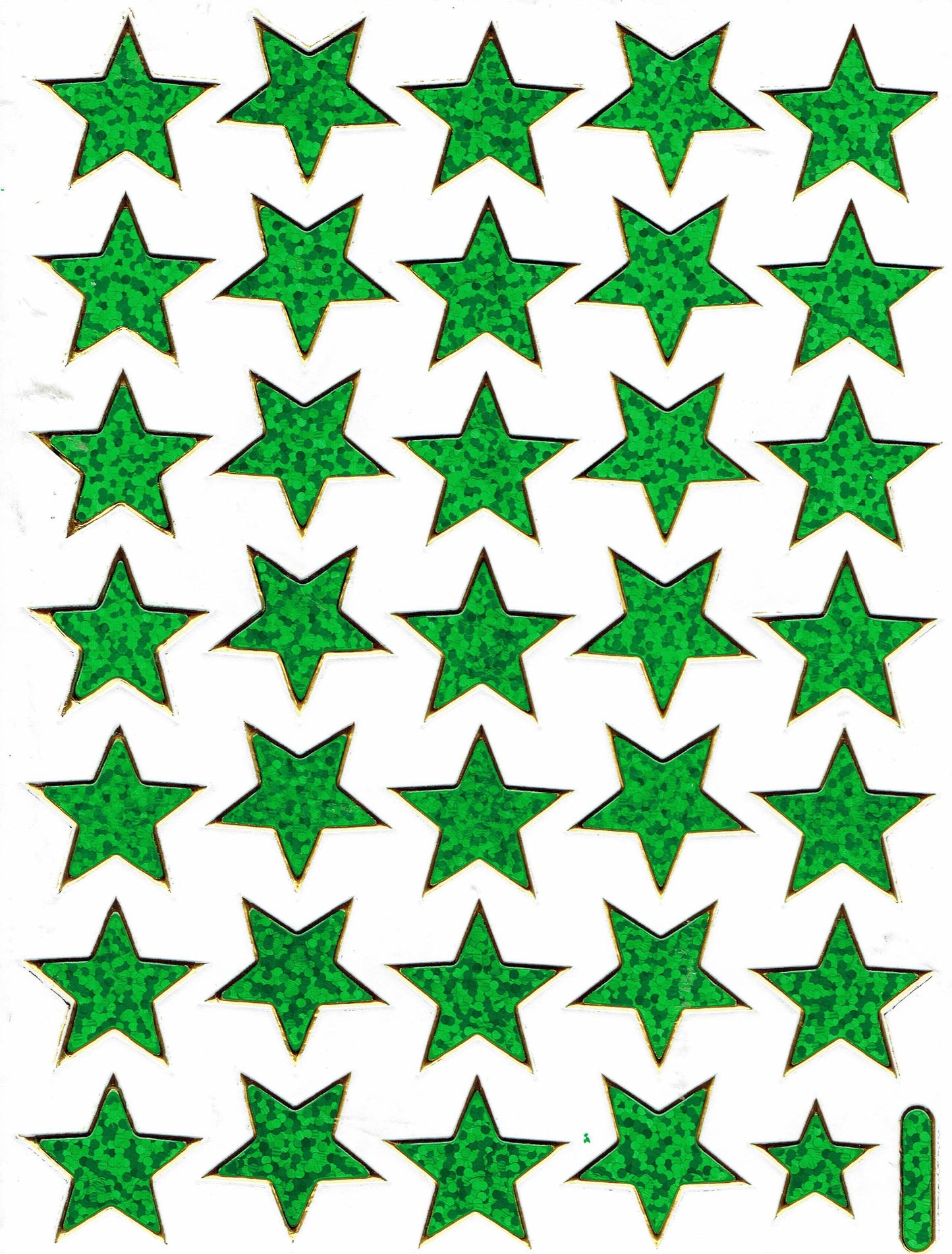 Sterne Stern grün Aufkleber Sticker metallic Glitzer Effekt für Kinder Basteln Kindergarten Geburtstag 1 Bogen 320