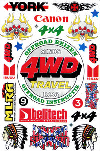 Sponsor sponsors logo sticker motorcycle scooter skateboard car tuning model building self-adhesive 404