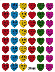 Herz Herzen bunt Liebe Aufkleber Sticker metallic Glitzer Effekt für Kinder Basteln Kindergarten Geburtstag 1 Bogen 417