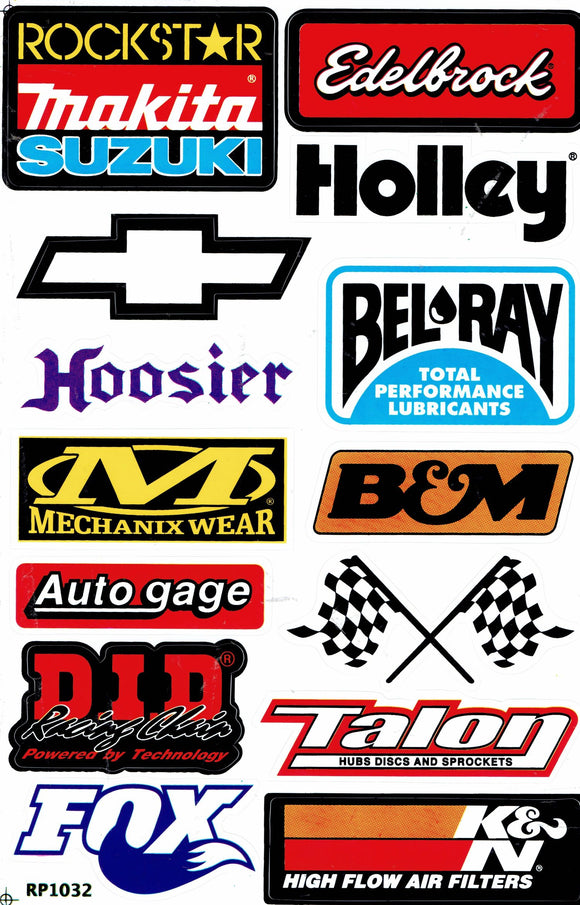Sponsor sponsors logo sticker motorcycle scooter skateboard car tuning model construction self-adhesive 431