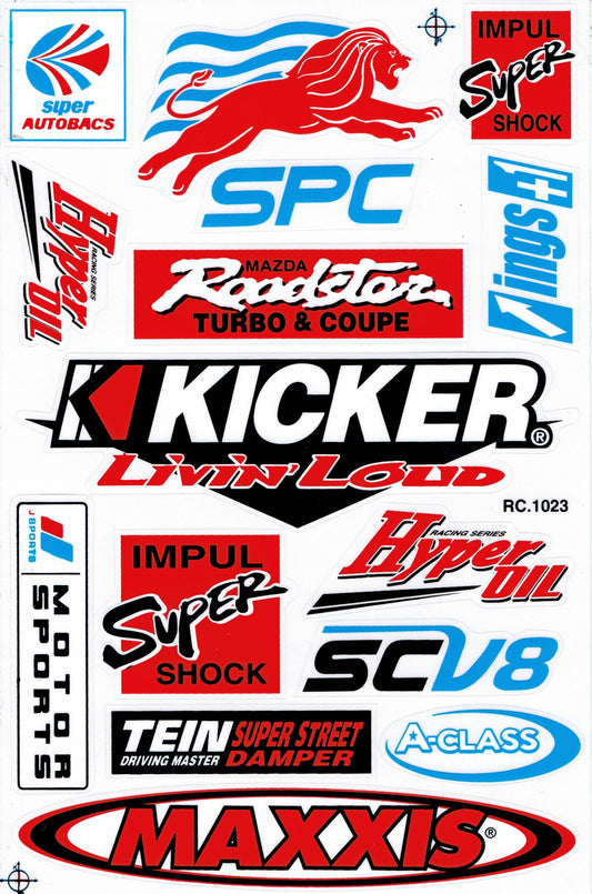 Sponsor sponsors logo autocollant moto scooter skateboard voiture tuning modélisme auto-adhésif 466