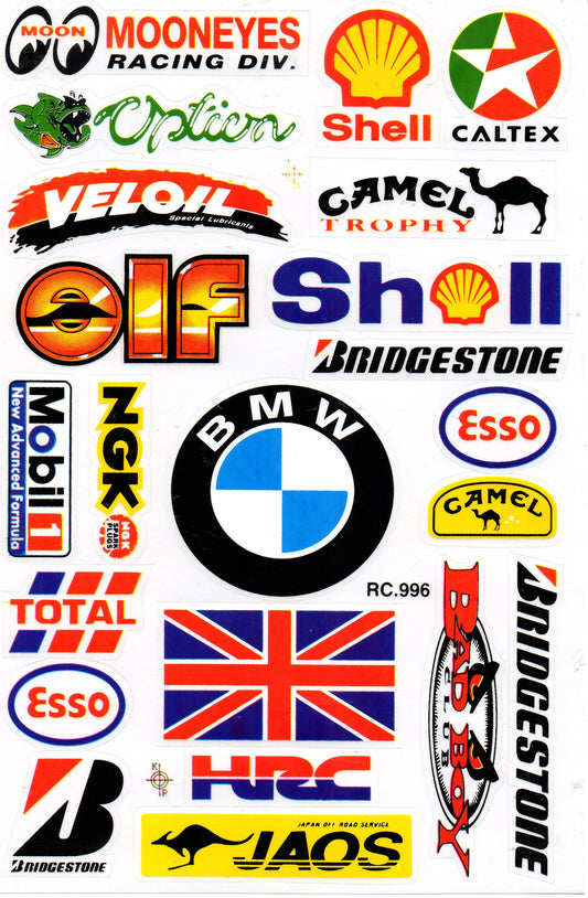 Sponsor sponsors logo sticker motorcycle scooter skateboard car tuning model construction self-adhesive 473