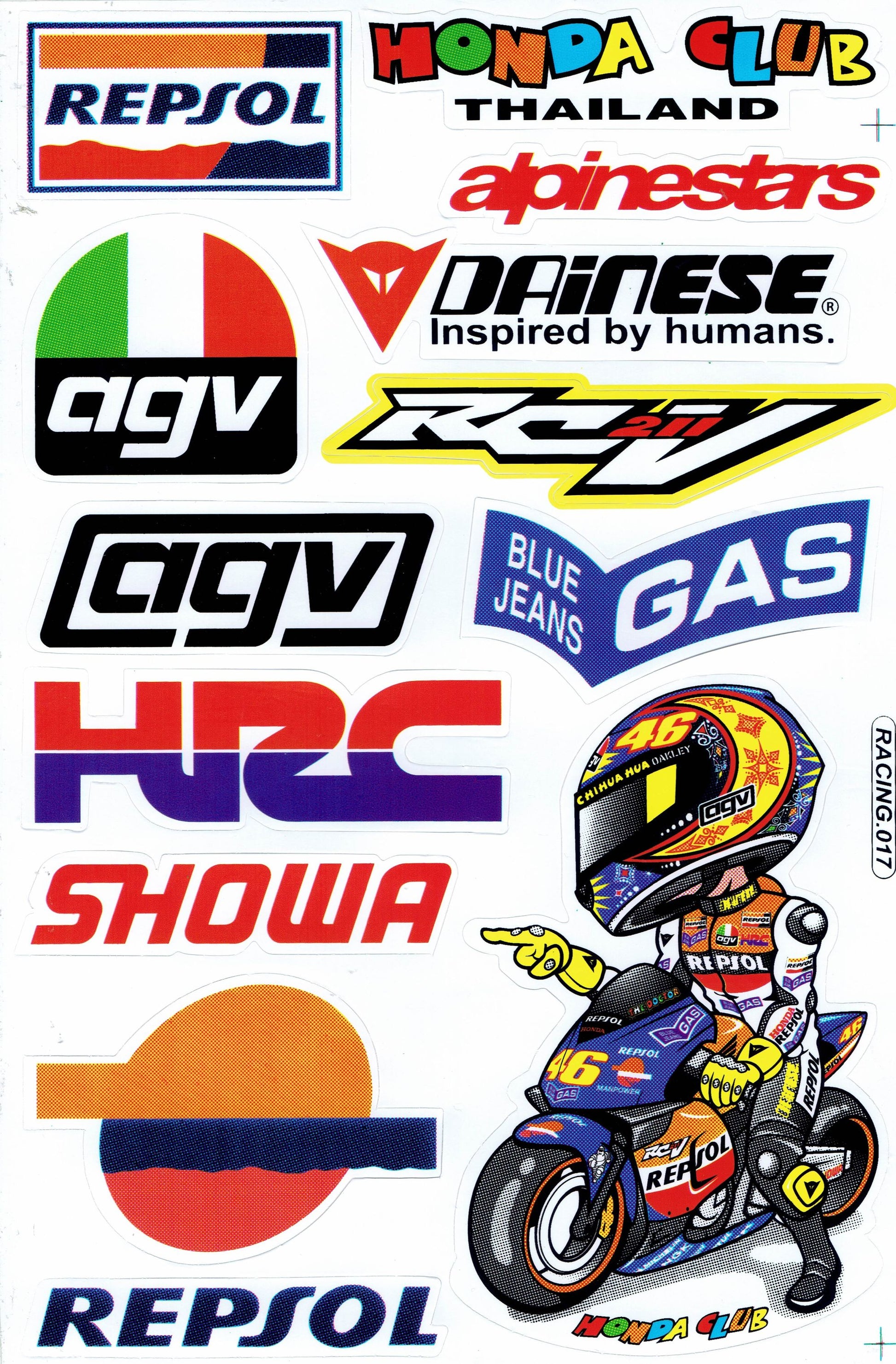 Sponsor Sponsoren Logo Aufkleber Motorrad Fahrrad Skateboard Auto