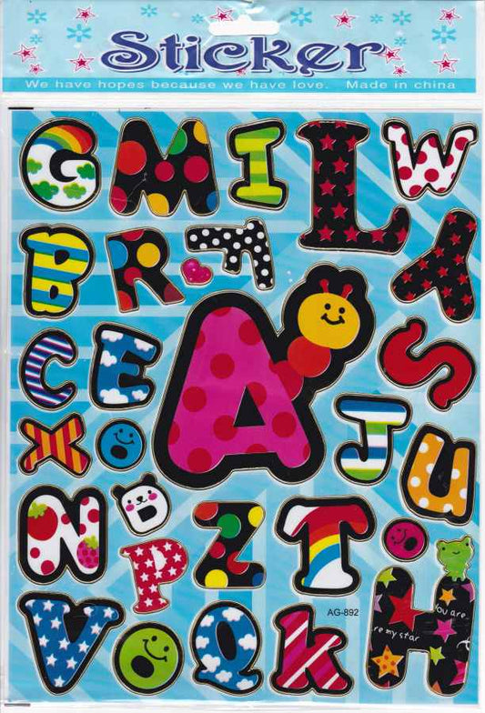 Numbers numbers colorful sticker stickers for children crafts kindergarten birthday 1 sheet 498