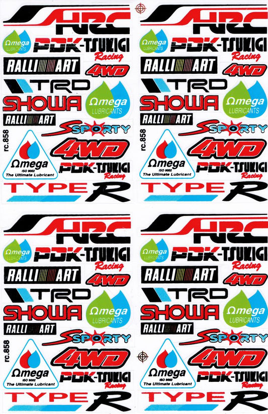 Sponsor sponsors logo autocollant moto scooter skateboard voiture tuning modélisme auto-adhésif 510