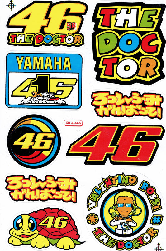 Sponsor sponsors logo sticker motorcycle scooter skateboard car tuning model construction self-adhesive 522