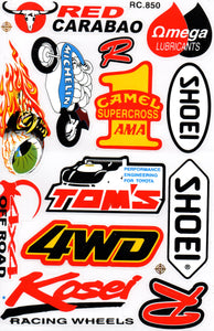 Sponsor sponsors logo sticker motorcycle scooter skateboard car tuning model construction self-adhesive 538