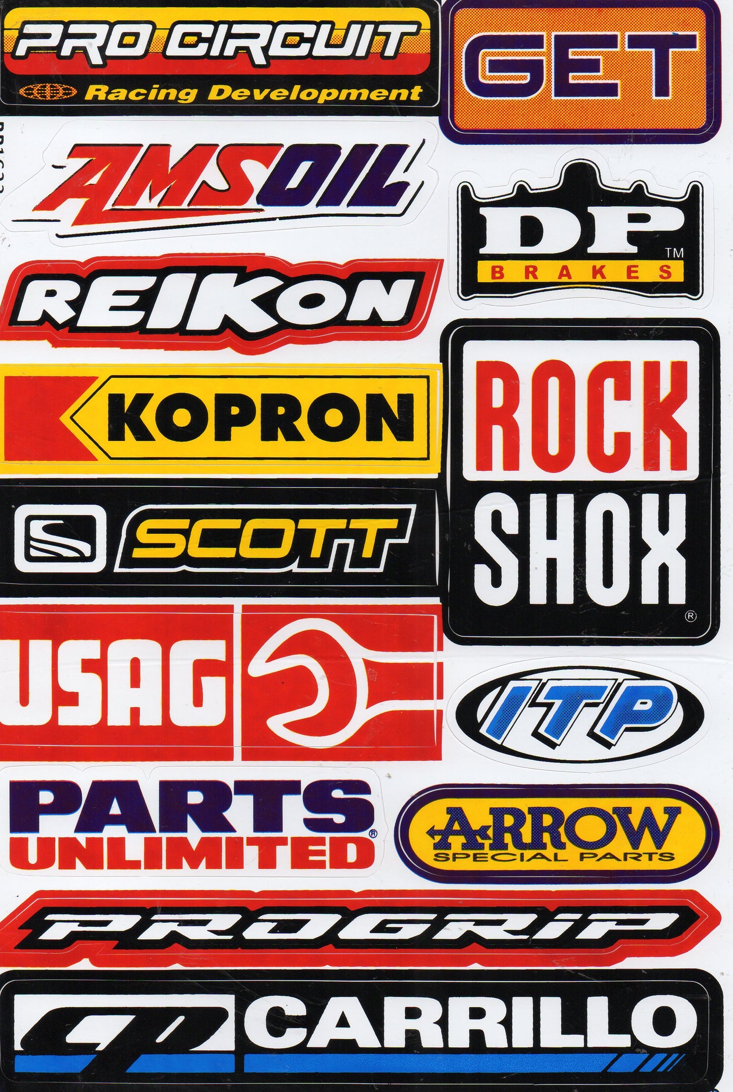 Sponsor sponsors logo autocollant moto scooter skateboard voiture tuning modèle construction auto-adhésif 541
