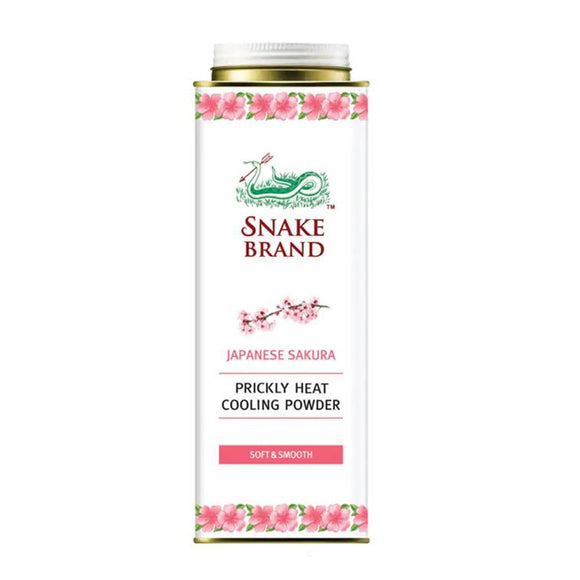 Snake Brand Prickly Heat Cooling Powder Puder 280 gramm Soft & Smooth