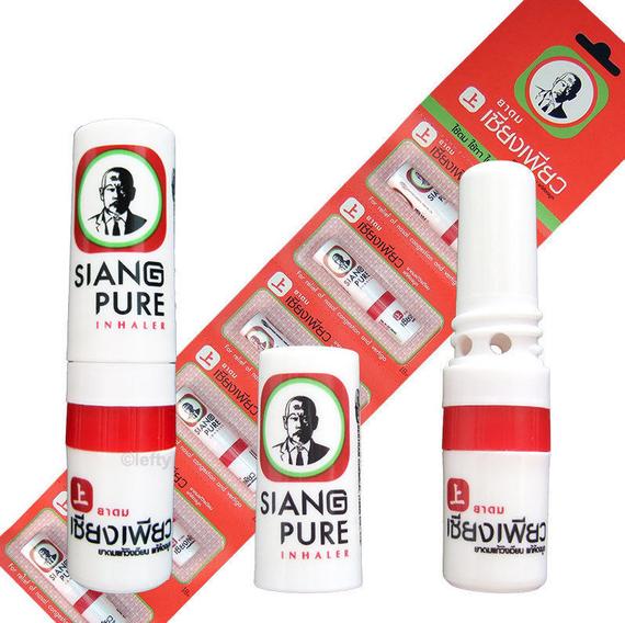 6 x pack économique Siang Pure bâton d'inhalateur bâton odorant Formula II / inhalateur nasal 