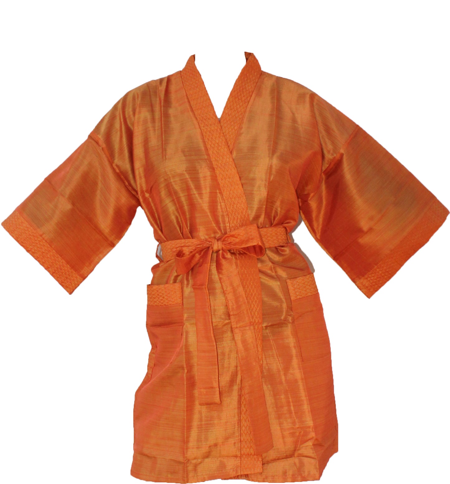 Kimono Robe Femme Long Satin Peignoir Soie Léger Soyeux Peignoir pour Demoiselles D'honneur Nuptiale Party Loungewear avec Poches
